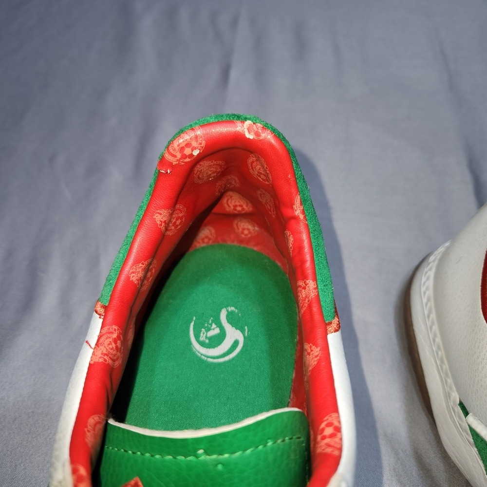 Adidas Samba OG Mexico White Green Red Gum Sole Soccer Sneakers HQ7036 Size 12 - Picture 6 of 11